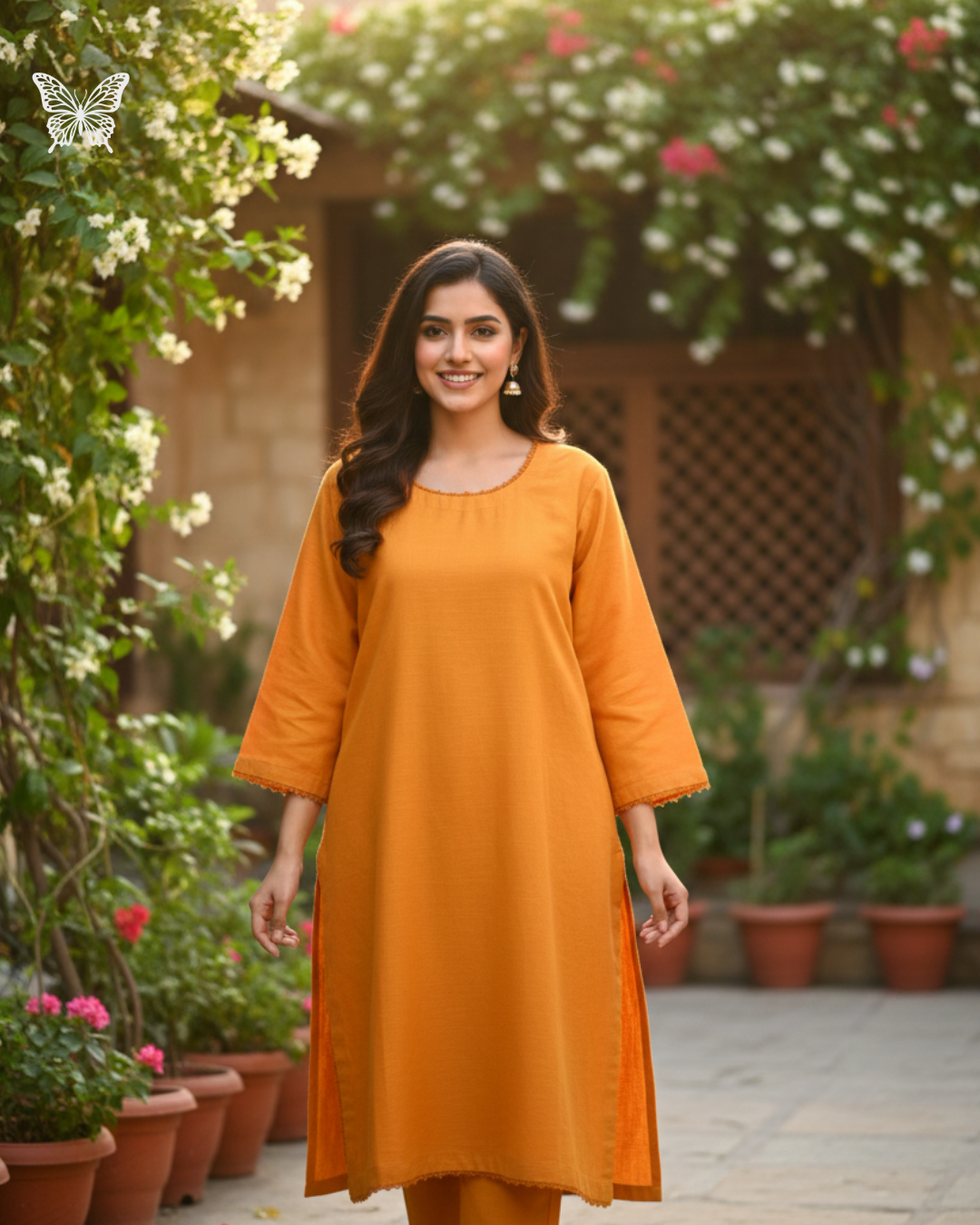 BR 16 Amber 2 Piece Khaddar