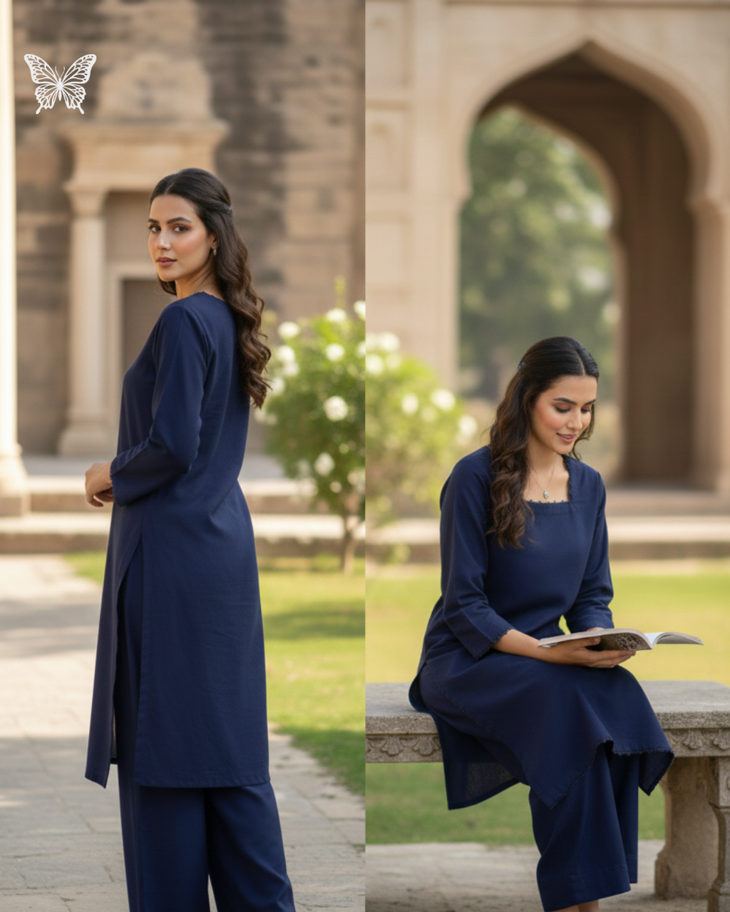 BR 13 Mina 2 Piece Khaddar