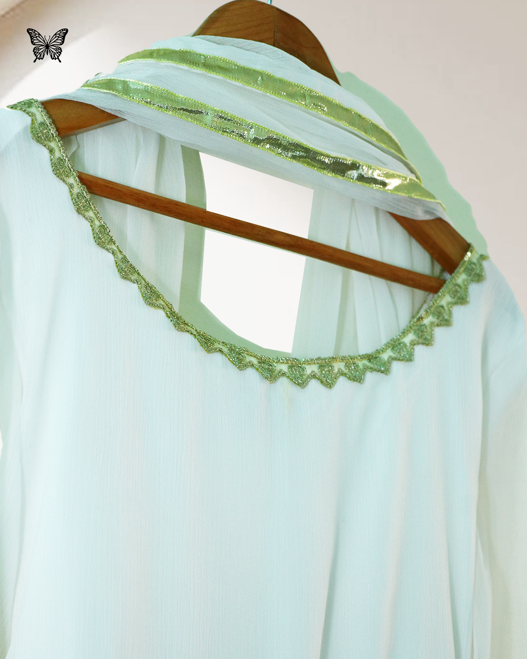 BR 8 Maya 3 Piece Pure Chiffon Maxi