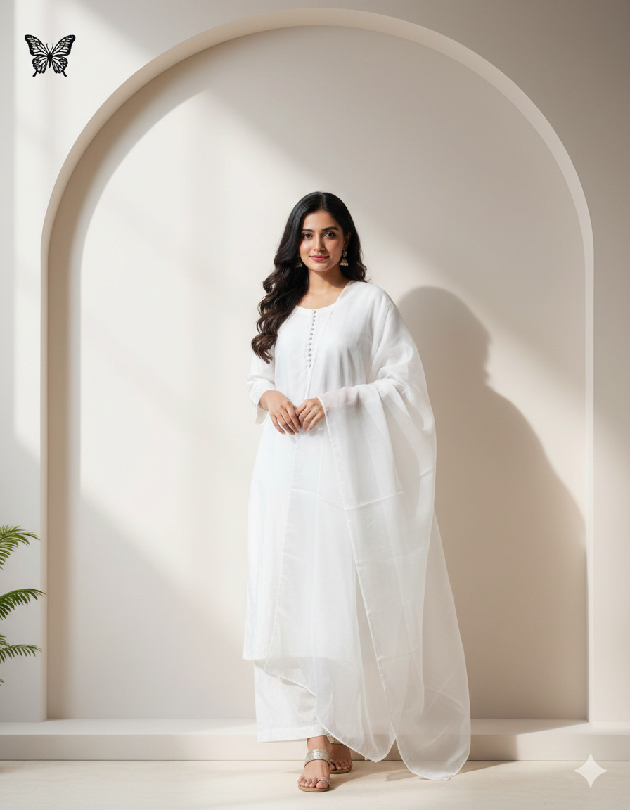 BR 1 Nooreh 3 Piece Raw Silk